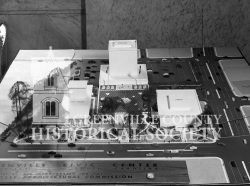 5763-MODEL-OF-PROPOSED-NEW-CIVIC-CENTER-LITTLE-THEATRE-AND-LIBRARY-MARCH-1966