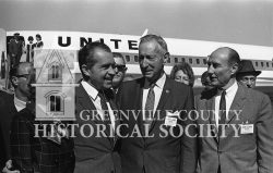 7711-PAT-AND-RICHARD-NIXON-WELCOMED-TO-GVL-BY-STROM-THURMOND-AND-GEN-MARK-CLARK-10-4-1968