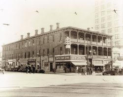 Goodlet Hotel Corner of Main and Washington c. 1920